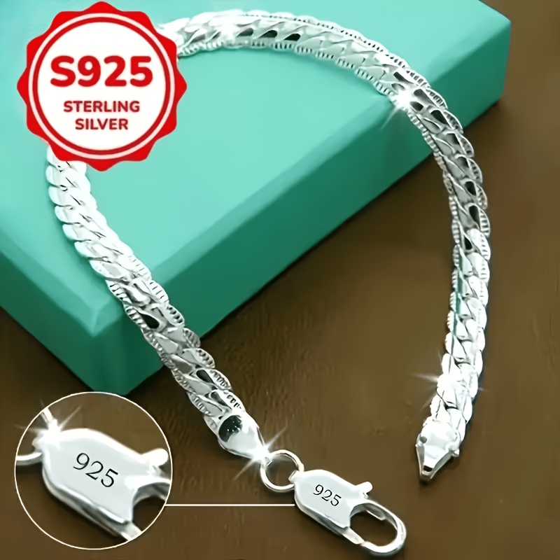 925 Silver Bohemian Twisted Bangle